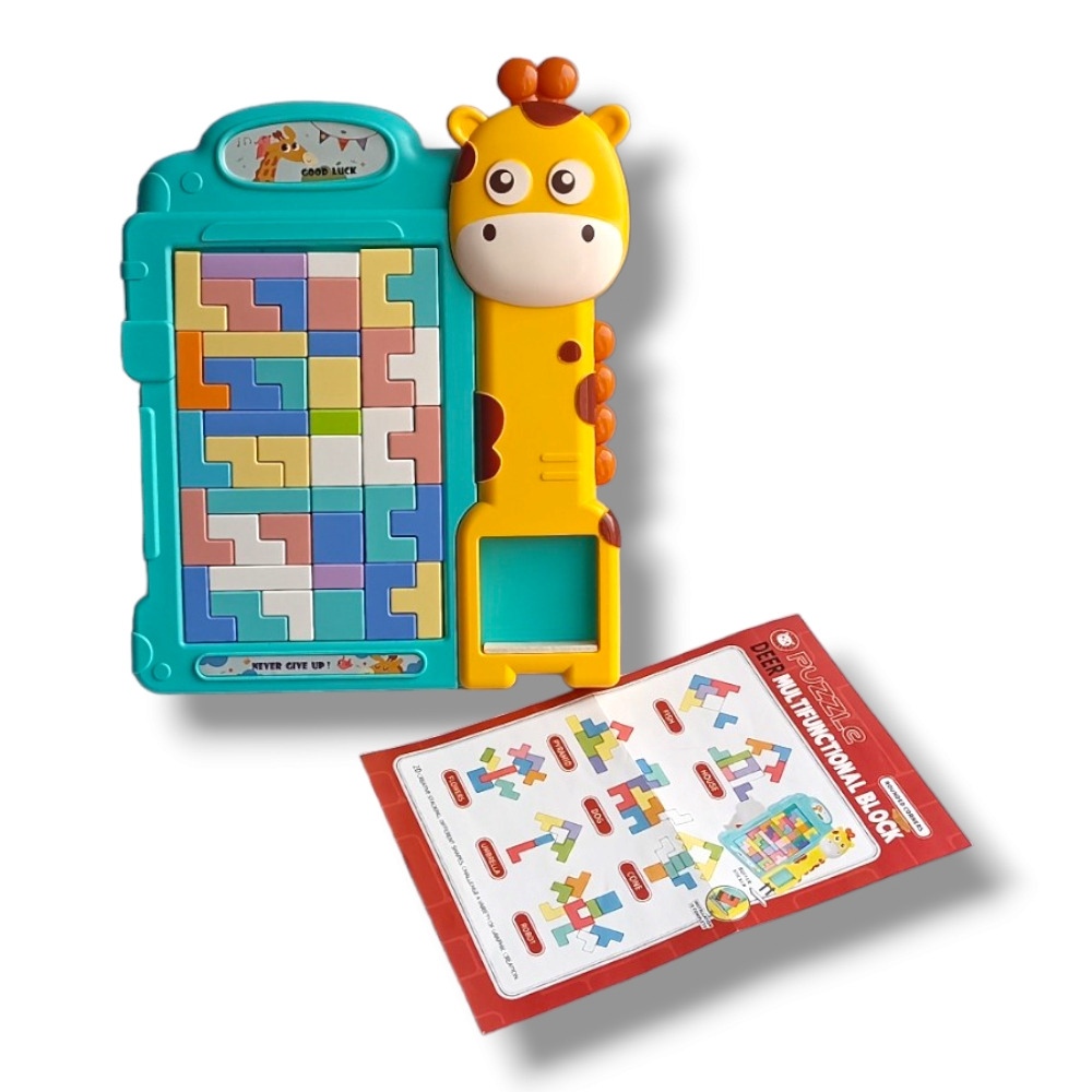 Rompecabezas Tetris, Base Figura Jirafa