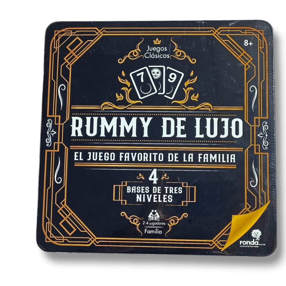 Rummy de lujo lata